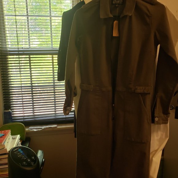 NWT Lucky Brand Aviator Jumpsuit Ivy Green - Picture 5 of 6